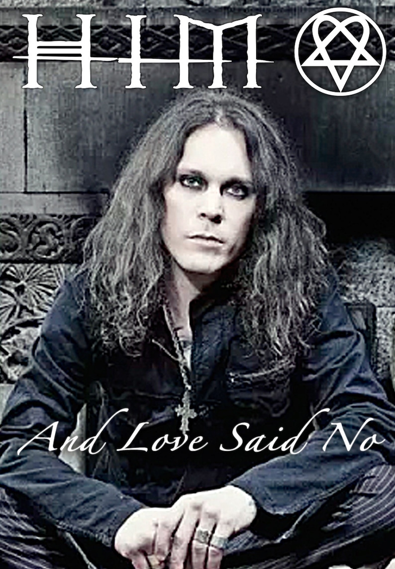 Ville Valo 2023 Neon Noir Tour Poster Etsy Norway