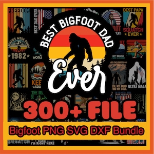 Combo 300 Bigfoot svg Bundle, großer Fuß svg, Sasquatch Cricut, Sasquatch Silhouette, eps, dxf, ai, png, Dateien für Cricut