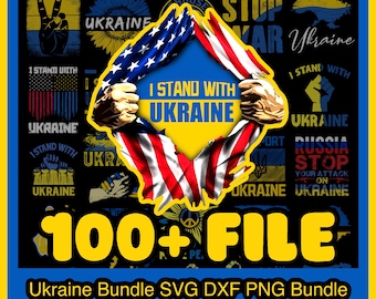 Ukraine SVG Bundle, Peace & Love, Cut Files (Digital Download)