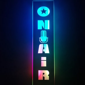 ARGB Color Changing ON AIR Sign: Streamer Decor