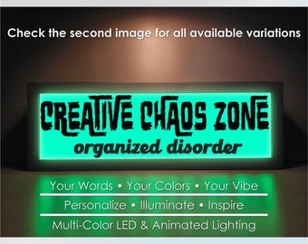 Gepersonaliseerde led-lichtbak: creatieve chaoszone, instelbare kleuren en animatie