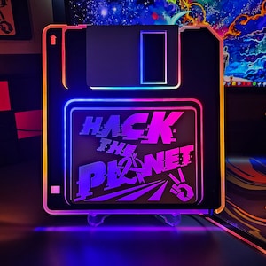 HACK THE PLANET 3D Hackers Movie Poster with Glasses -  Portugal