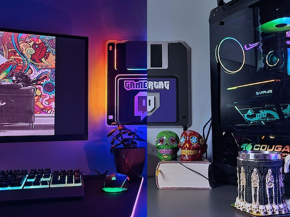 Neon LED Schild LOVE Licht Wand Deko Leuchte Gaming Setup Streamer