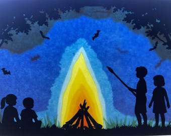 round dance spring summer / Waldorf / transparent / window picture / window pictures / window pictures / dancing / seasonal table