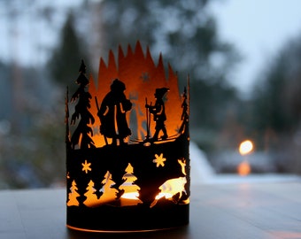 Olle's journey to King Winter / tealight lantern / shadow play / winter / lantern / Waldorf / season table