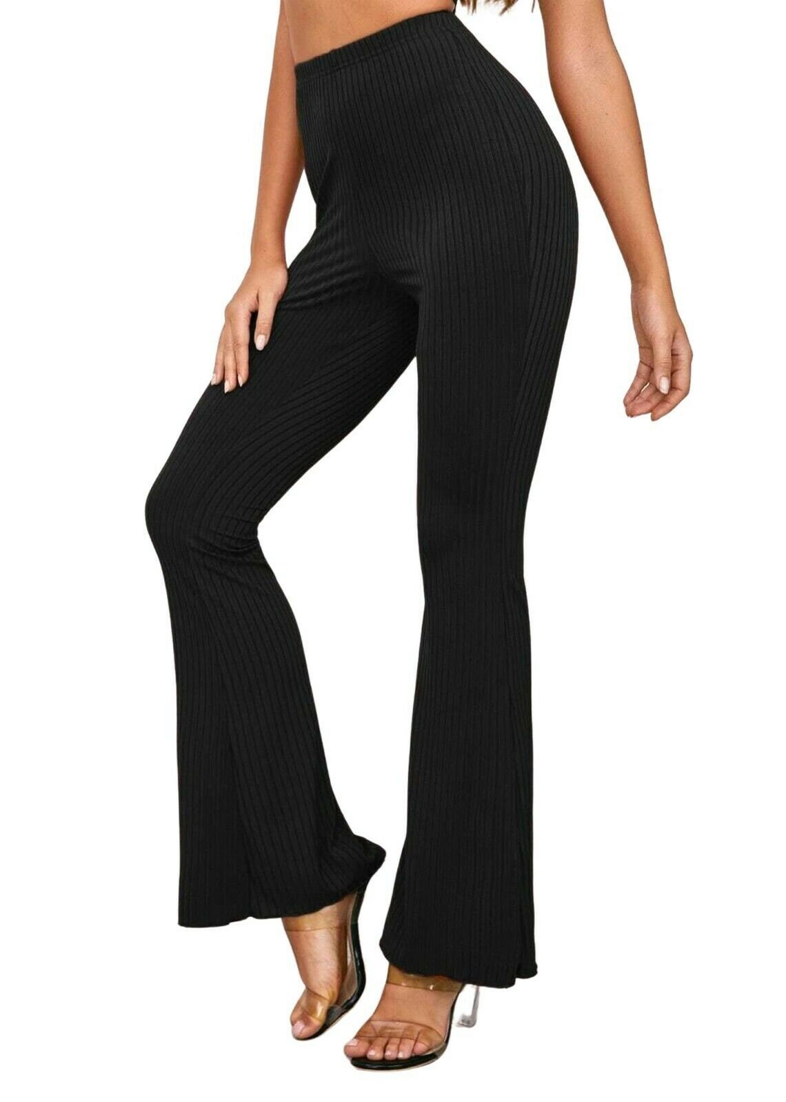 low waisted flare leggings