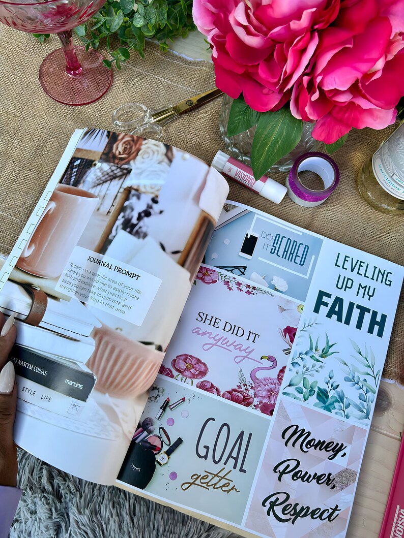 Vision Board Kit Goal Planning, Affirmations, Manifesting, Visions in