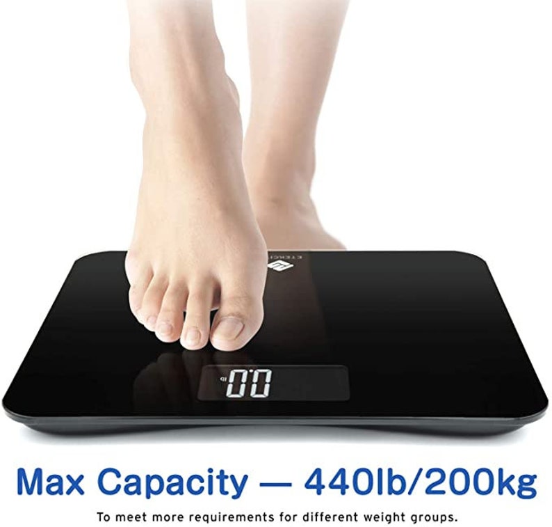 High Precision Digital Body Weight Bathroom Scale with Ultra Wide Platform