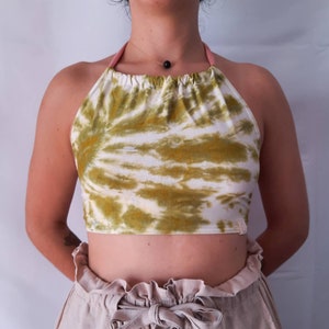 Einfaches Crop Top aus Bambus