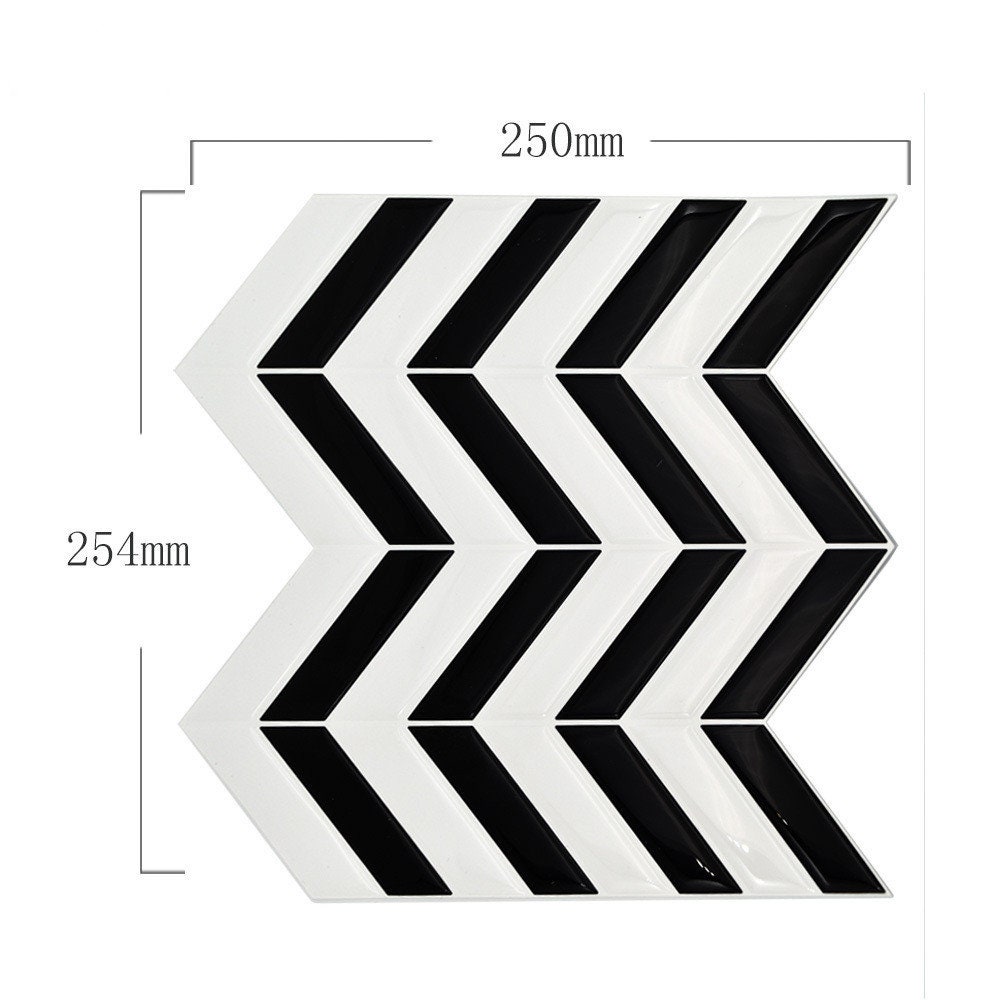 Diy Green Leaf Wall Peel N Stick Tile Stickers Waterproof Etsy Australia