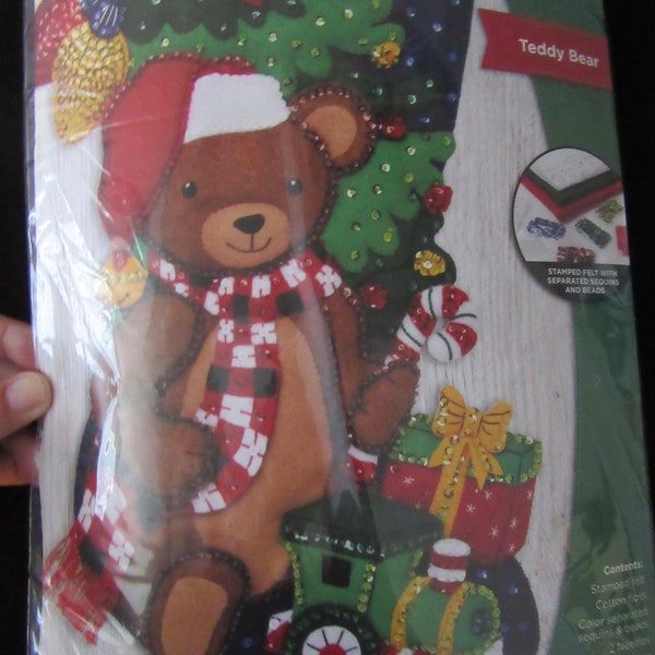 Bucilla Teddy Bear (89231E) 18” Kit