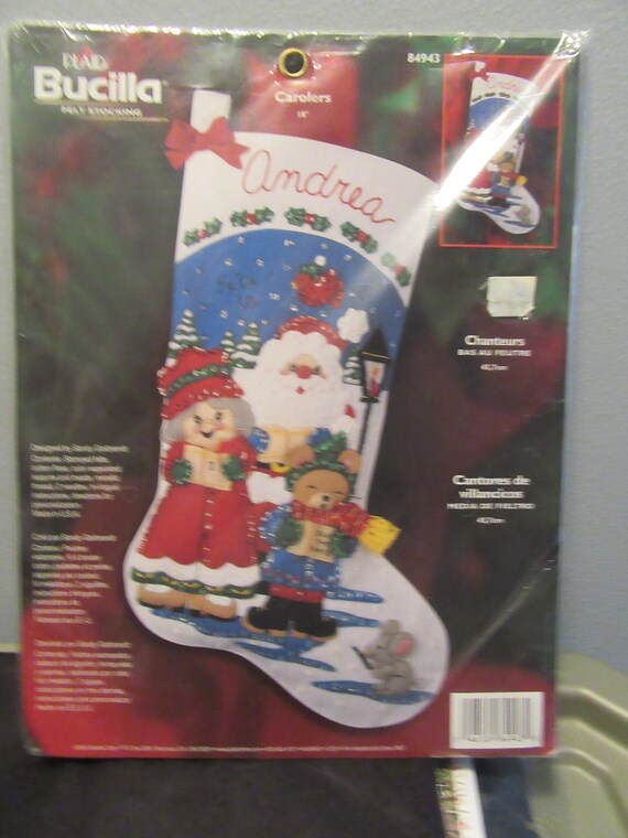 Bucilla Carolers 18 84943 KIT - Etsy