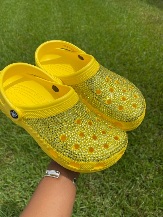 glitter wedding crocs