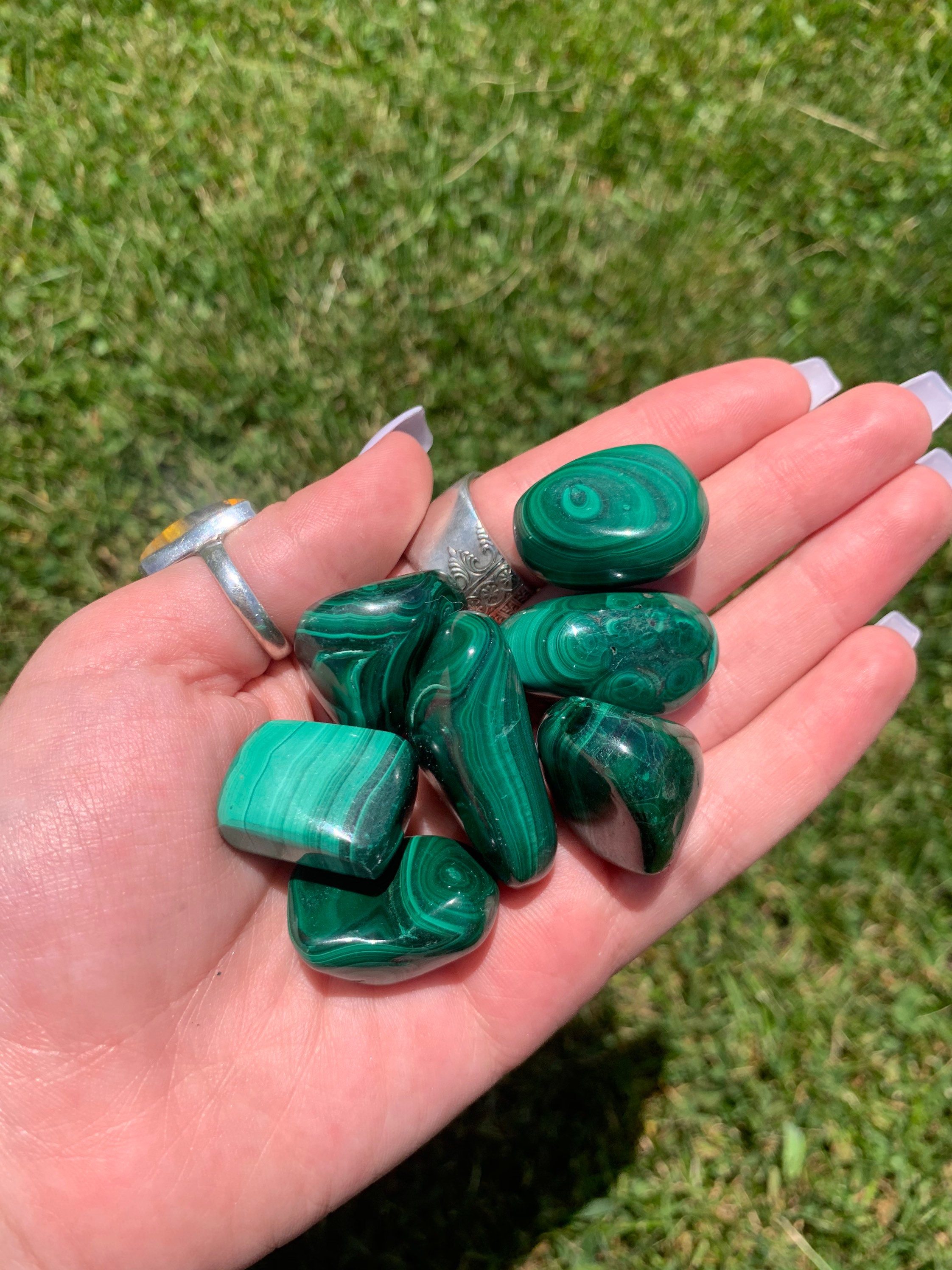 Tumbled Malachite