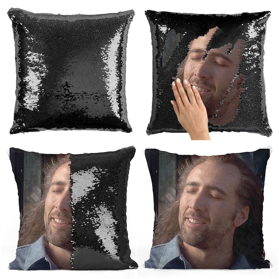 The Nicolas Cage Con Air Paillettenkissen Pailletten Etsy