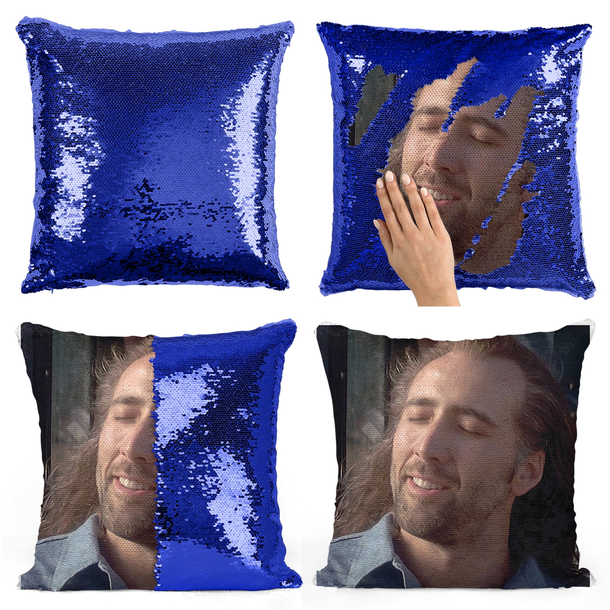 Nicolas Cage Sequin Pillow
 The Nicolas Cage Con Air Sequin Pillow Sequin Pillowcase Two Etsy