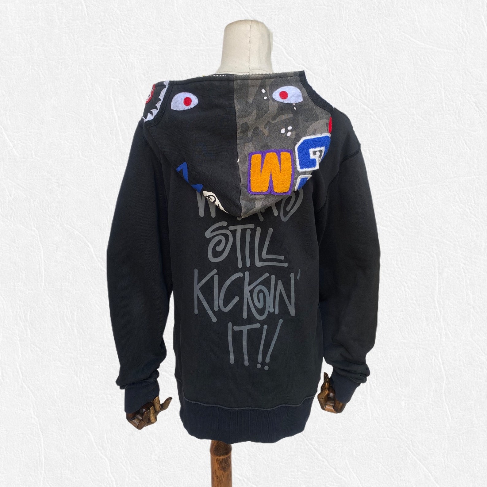 Bape x Stussy Hoodie Etsy