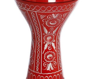 Ships from NJ Hand-Hammered Turkish Percussion Drum (8 1/2 inch) w/ Case