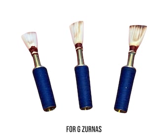 Zurna Reeds and Mouthpiece Set (Good for A, B, G Key Zurnas)