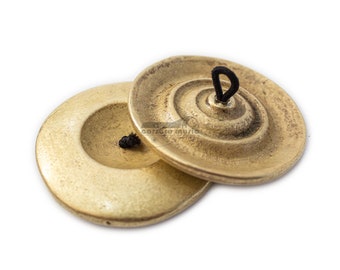Heavy stage quality non-allergenic  finger cymbals 2 sizes - Ships from the US
