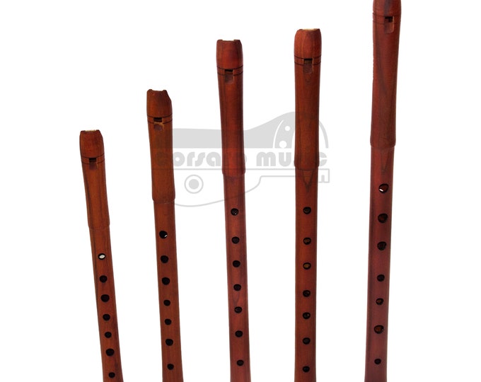 Plumtree Wood Flute in 5 Different Keys - Ships from the US