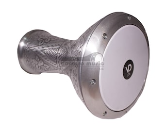 Vatan Darbuka®  Hand-Hammered Darbuka w/ Tuning Lugs & Rmvble Head (8 1/2 inch)- Free fast shipping from the US