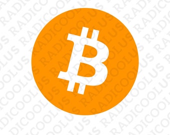 SVG pour Cricut, Logo Bitcoin, Crypto, Crypto-monnaie, Bitcoin SVG