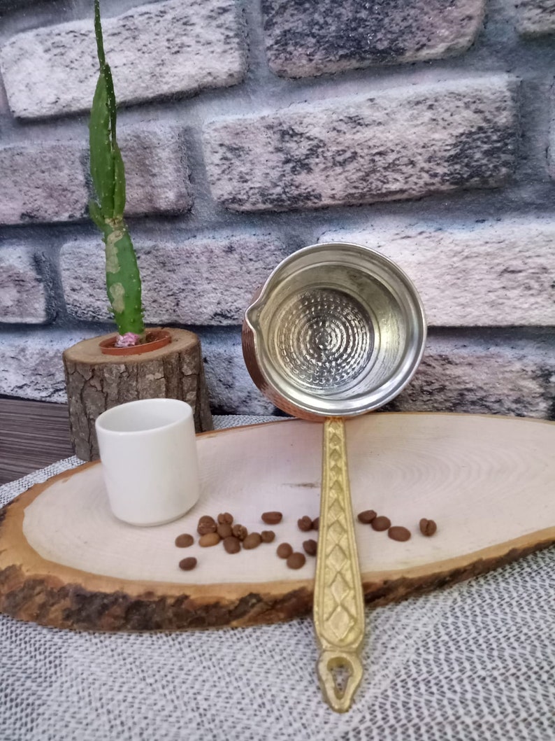 Copper Coffee Pot Large Copper Coffee Pot Home Gift Sauce Etsy