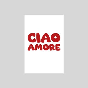 Ciao Amore Postkarte - Love Kollektion
