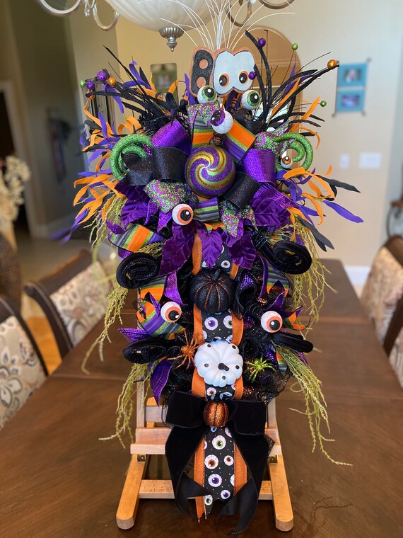 Witch Swags Halloween Swags Halloween Wreath Skeleton Swags Etsy