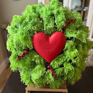 Grinch inspired wreaths, grinch swags, grinch decor, grinch decorations, Christmas wreaths, Christmas swags, green monster swags, whoville