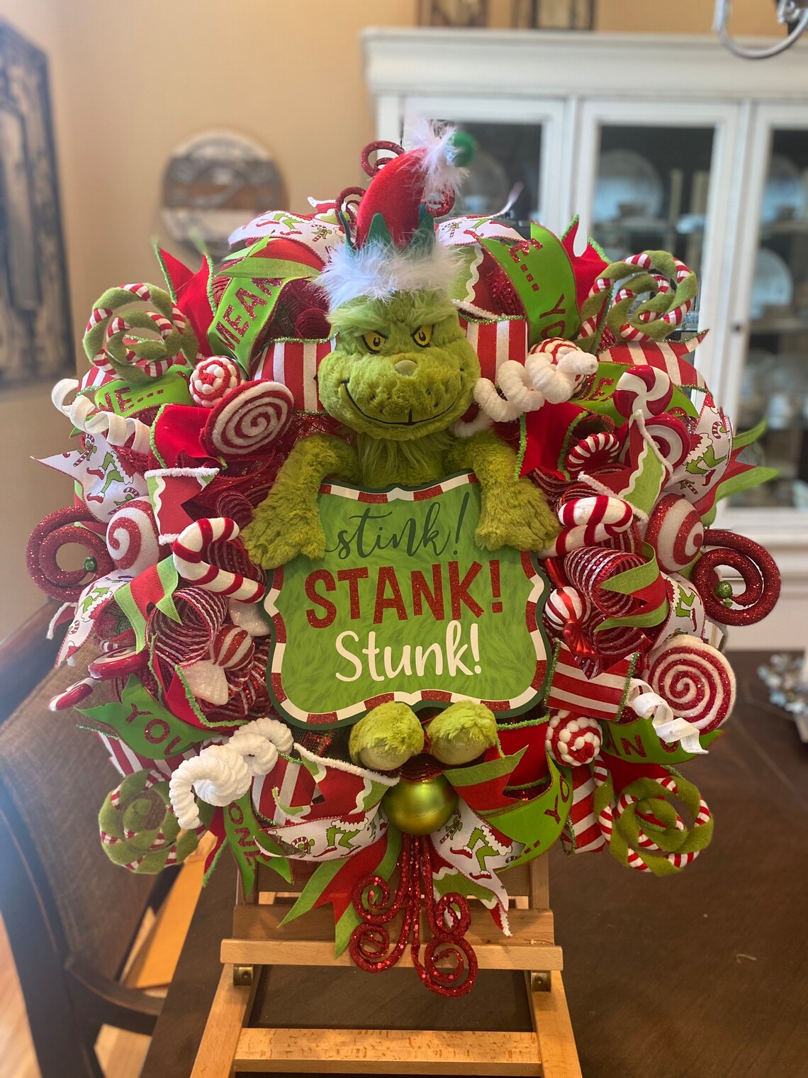 Grinch Wreaths Grinch Swags Grinch Decor Grinch Etsy