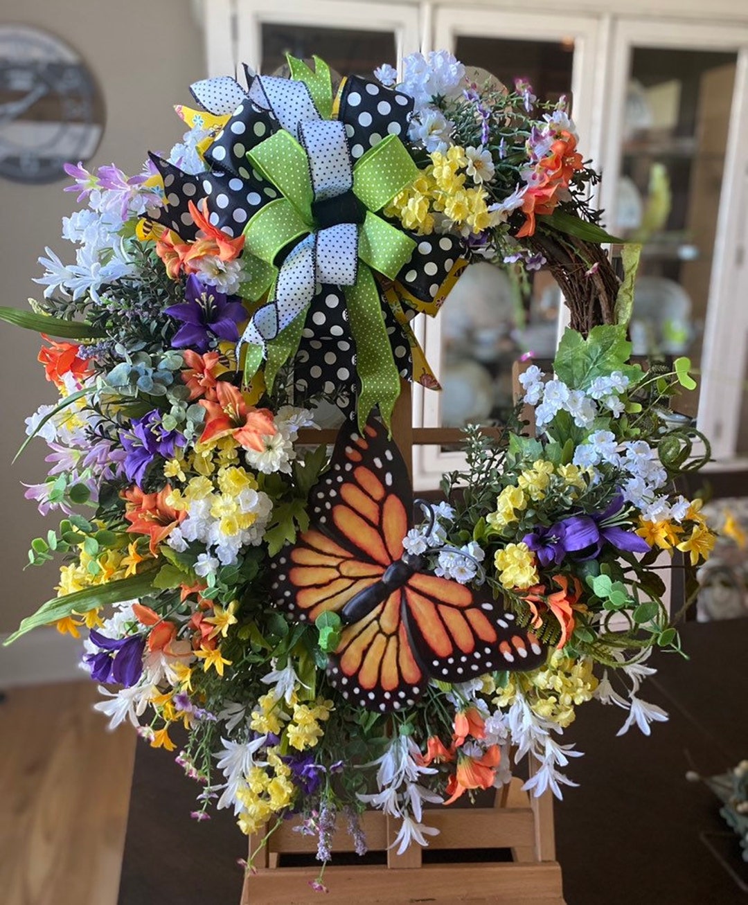 Spring Wreaths Spring Swags Floral Wreaths Floral Swags Etsy