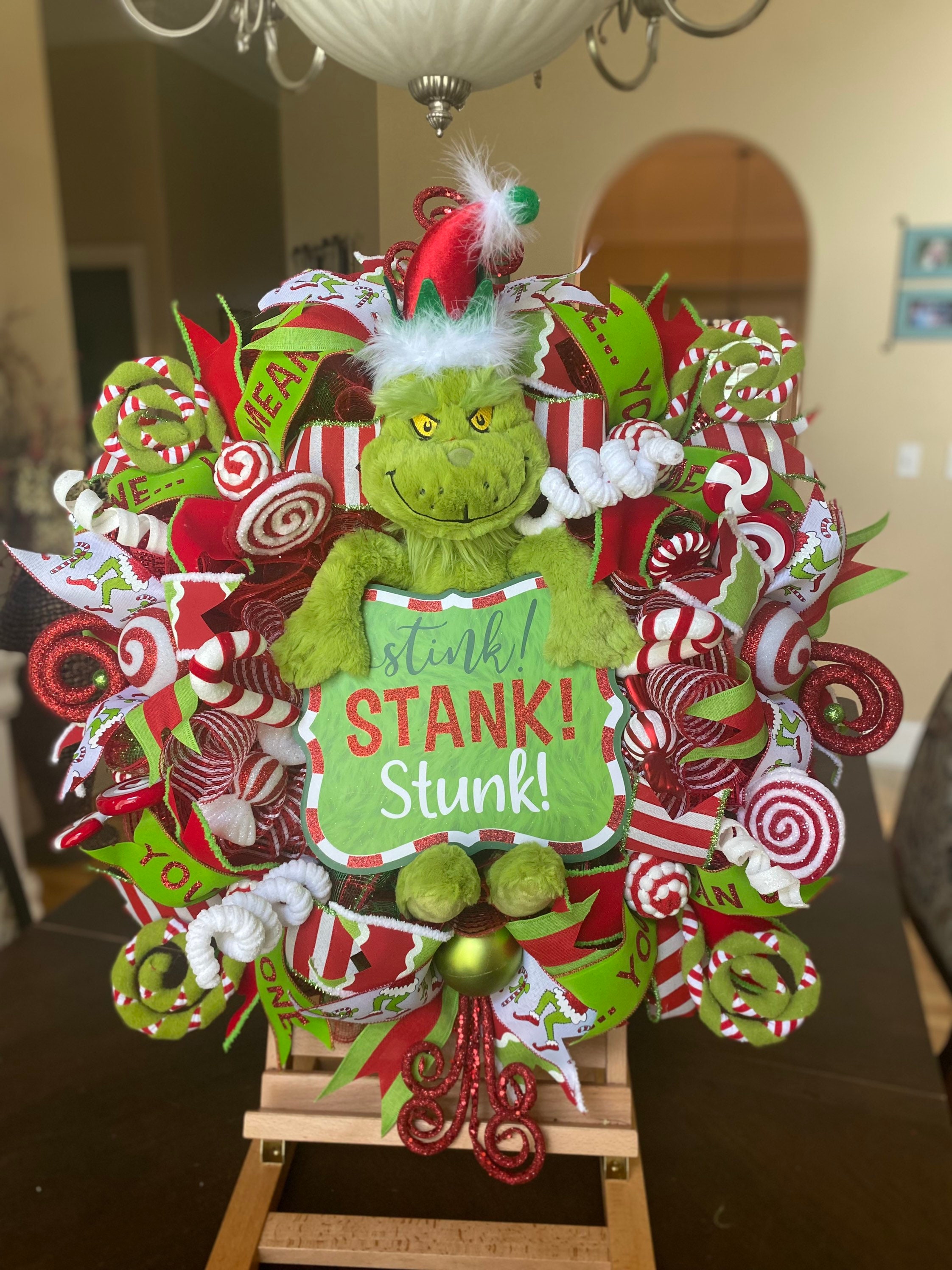 Grinch Wreaths Grinch Swags Grinch Decor Grinch Etsy