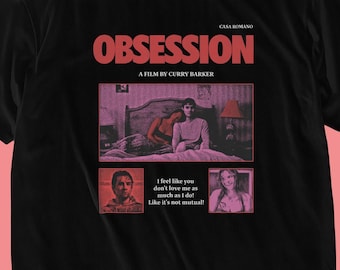 Obsession - 2026 Horrorfilm T Shirt - Vintage Film Unisex Tee - Kult Thriller Merch