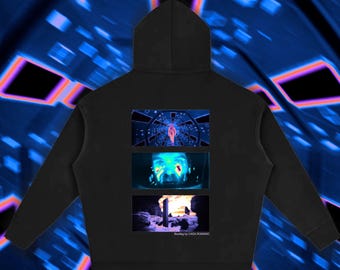 2001: Odyssee im Weltraum - Vintage Oversize Fleeced Trippy Hoodie - Stanley Kubrick