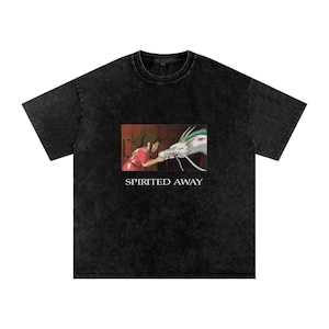 Spirited Away - Vintage Oversize Anime T-Shirt - Miyazaki