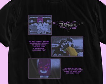 The Lego Batman Film - Vintage Film T-Shirt - Movie Merch Batman T-Shirt