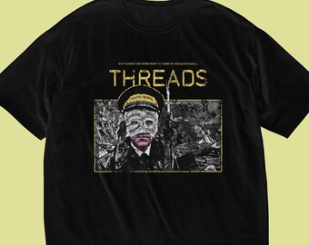 Threads - Vintage Film T-Shirt - Kult Film Merch - Britischer Atomkriegsfilm