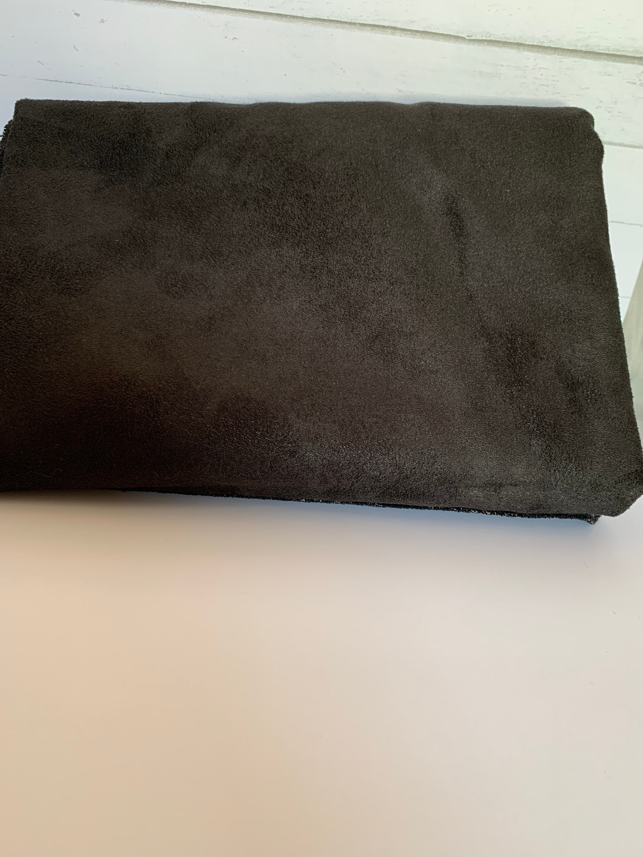 54 x 36 black suede fabric | Etsy