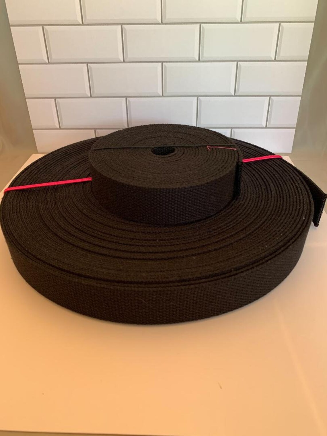 1 1/4 heavyweight cotton webbing. many colors to Etsy