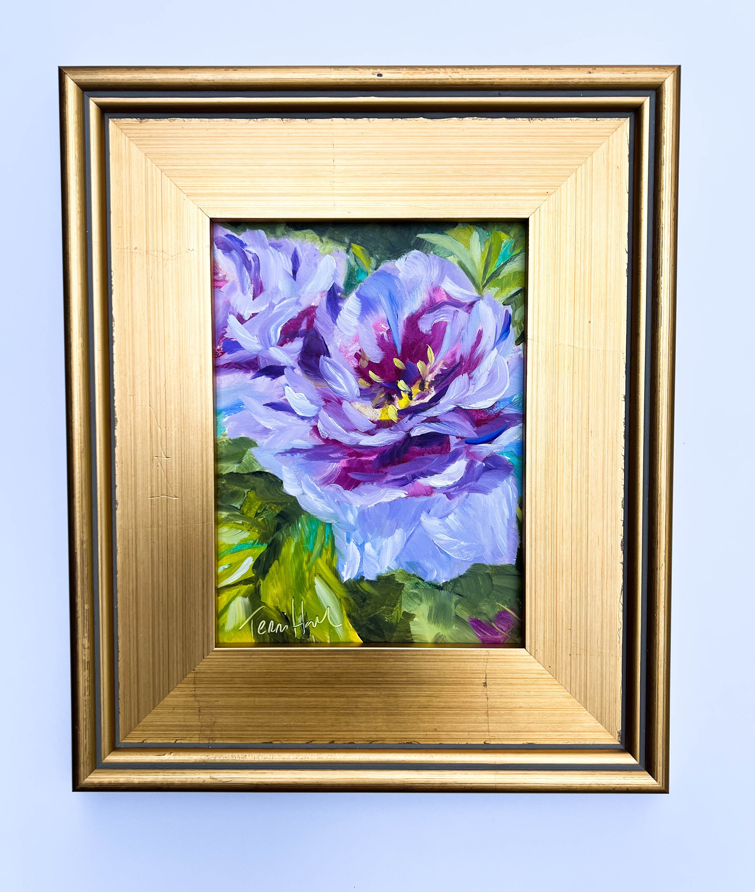 Peony Oil Painting Etsy