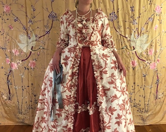 18th century style robe a la francaise size 18