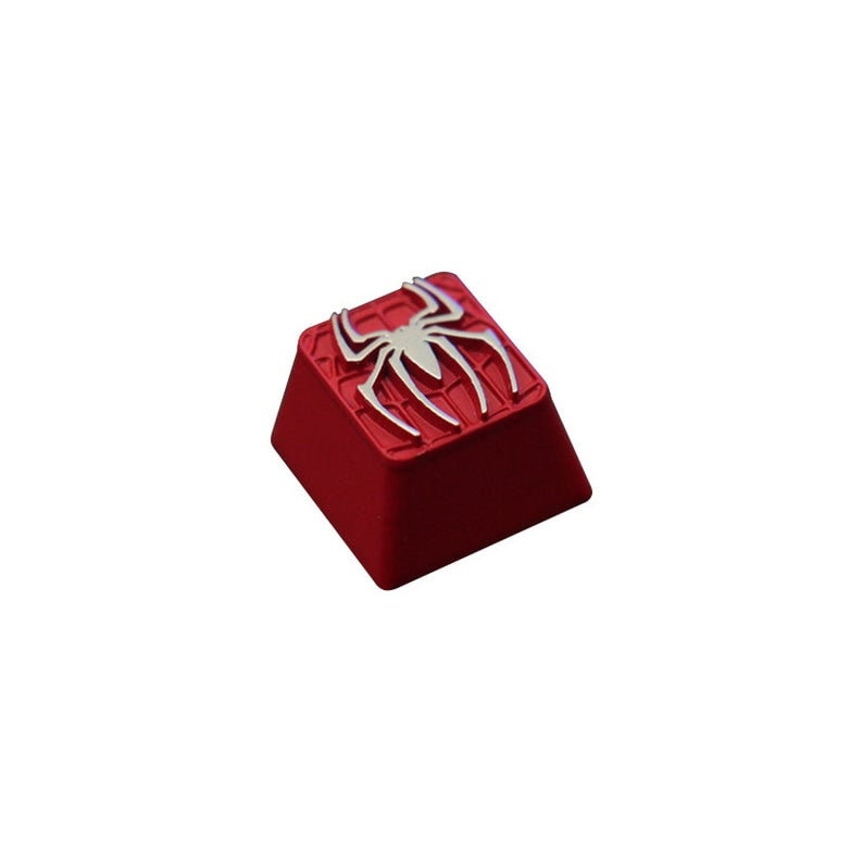MARVEL AVENGERS Spider-man Symbol Custom Metal Keycap for Mechanical Keyboard