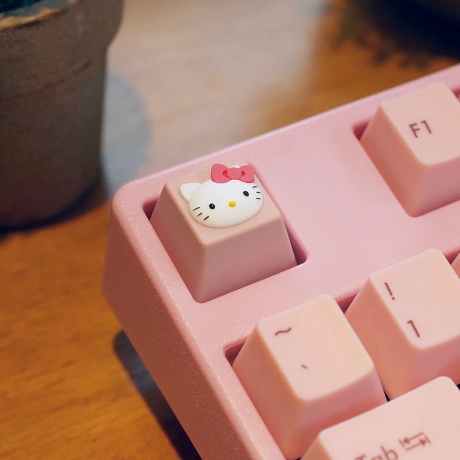 HELLO KITTY Custom Resin Keycap for Mechanical Keyboard MX Etsy