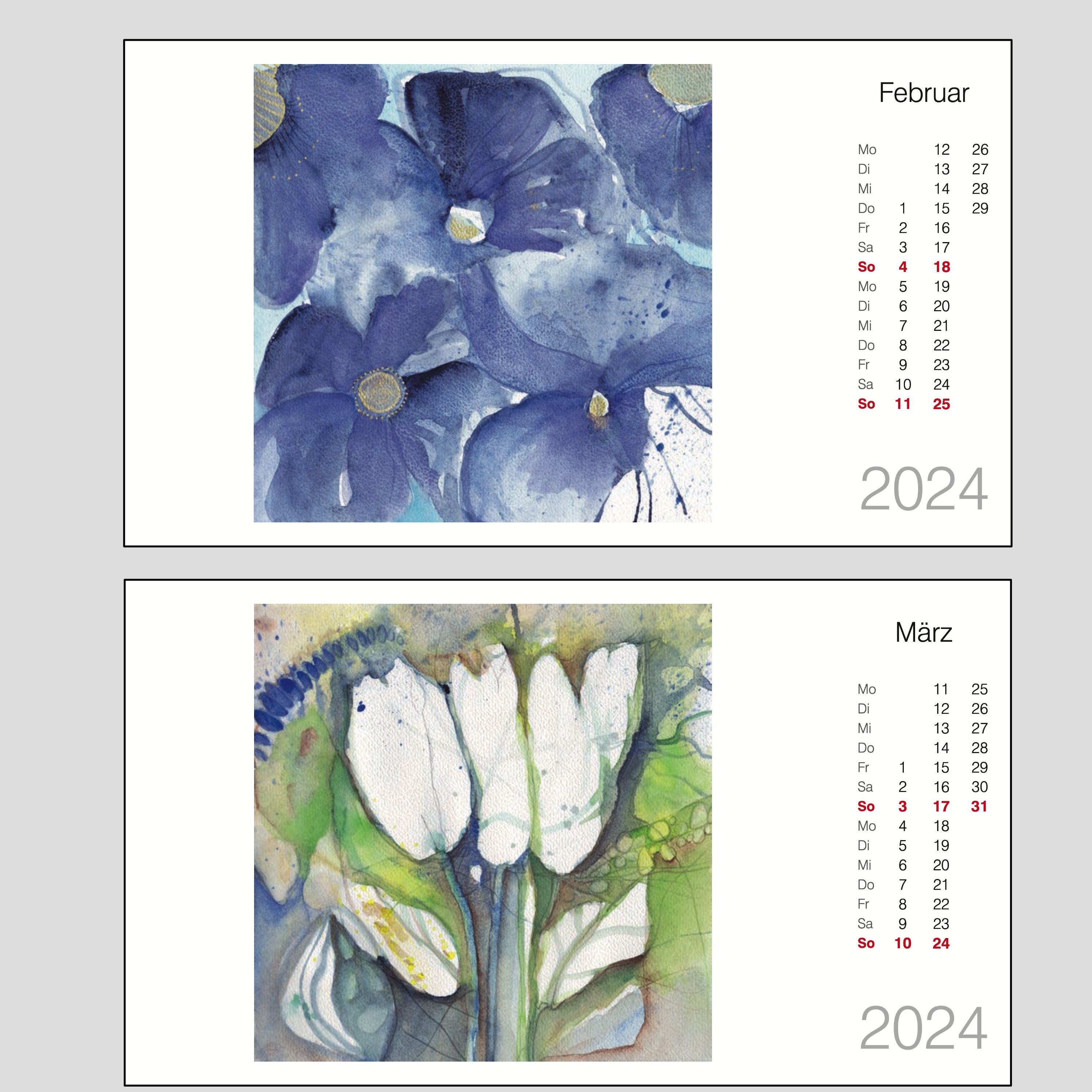 Kalender 2024 Tischkalender Postkartenkalender Kunstkalender Kalender 2024 Tischkalender Postkartenkalender Kunstkalender