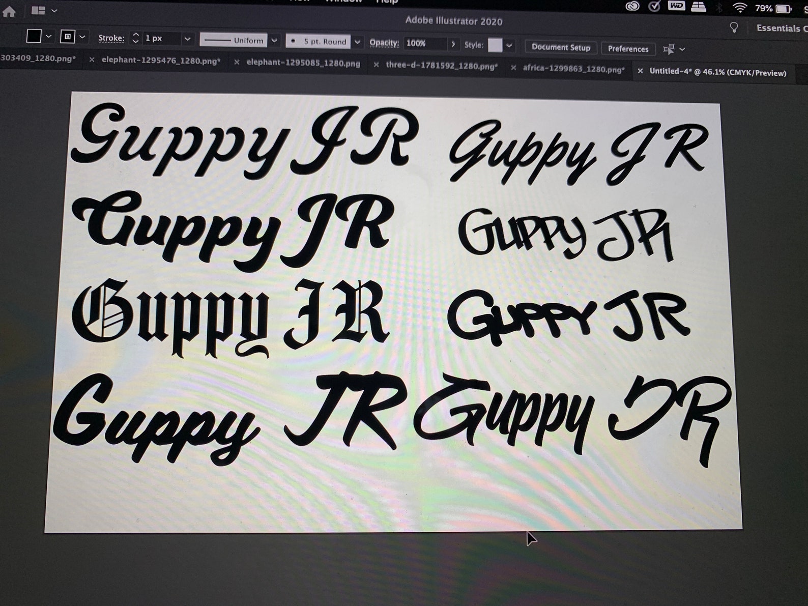 Custom Vinyl Stickers Fonts or Characters Etsy Canada