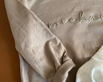 Hand Embroidered Custom Youth/Infant/Child Crewneck Sweatshirt
