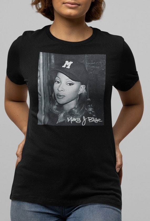 Mary J Blige T-shirt Queen of Hip Hop and Rnb 90s Rnb - Etsy