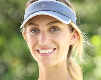 SAAKA Super Absorbent Visor. Lightweight & Moisture Wicking. Best for Running, Tennis, Golf, Walking, and all Activities